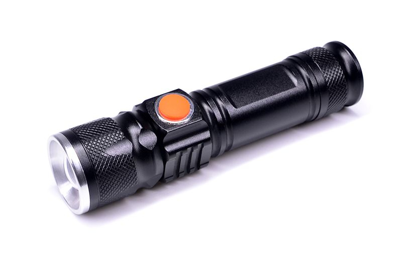 Elektro a osvetlenie - Solight LED nabíjacie vreckové svietidlo, 200lm, 3W, zoom, Li-Ion