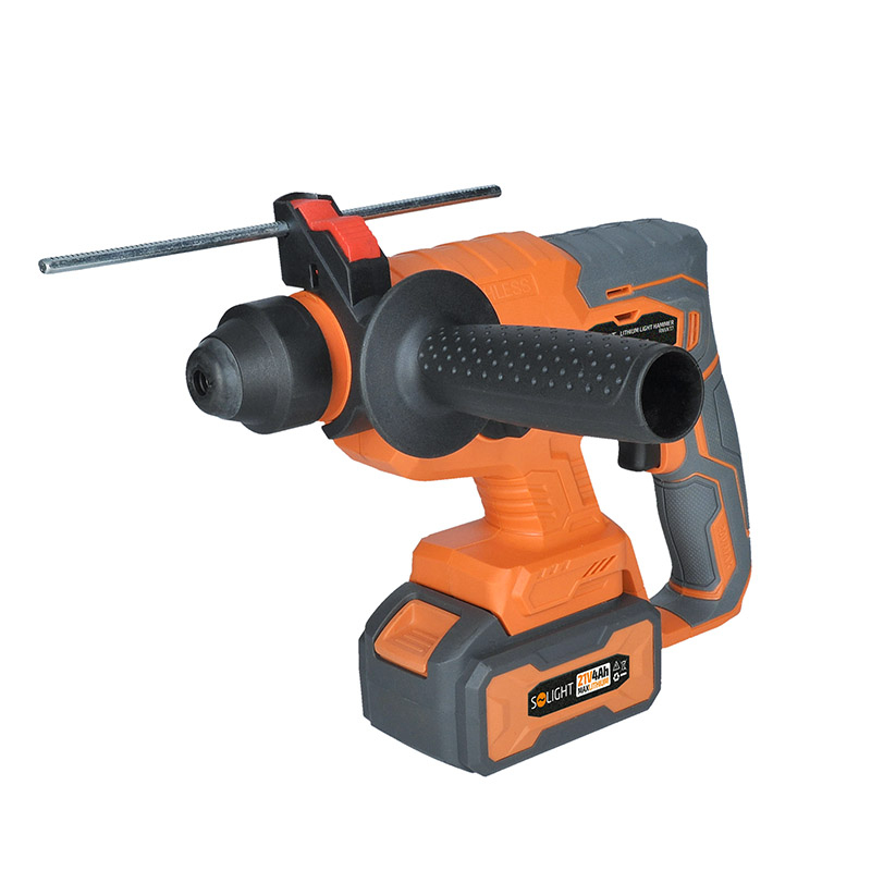 Elektro a osvetlenie - Solight akumulátorové vŕtacie a sekacie kladivo 21V