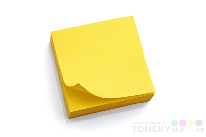 Ostatné - Samolepiaci blok žltý, 76x76 mm, 100 štítkov