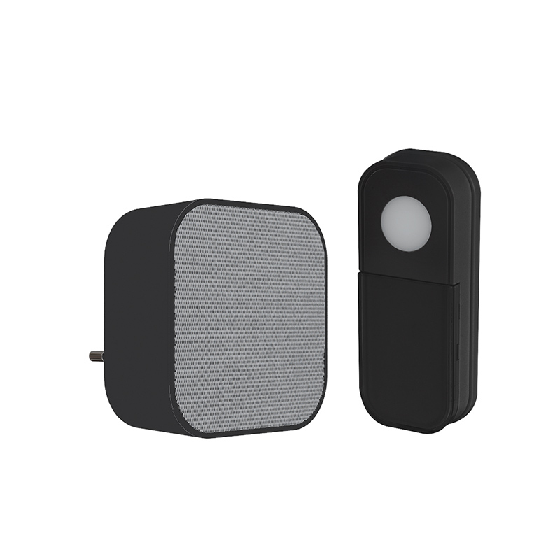 Elektro a osvetlenie - Solight bezdrôtový zvonček, do zásuvky, 180m, čierny, learning code