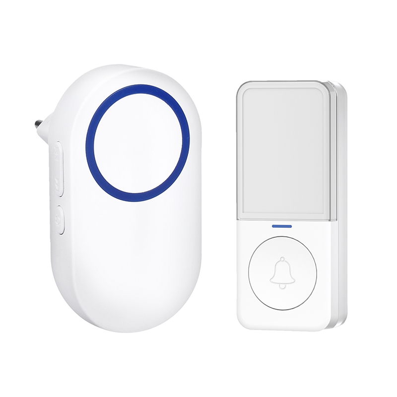 Elektro a osvetlenie - Solight bezdrôtový zvonček, do zásuvky, 200m, biely, learning code