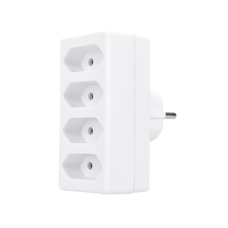 Elektro a osvetlenie - Solight rozbočka, 4x 2,5A, biela