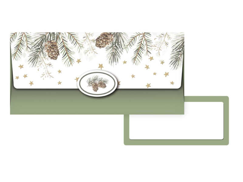 Kancelárske potreby - obálka na peniaze vianočná 88-040 5660292