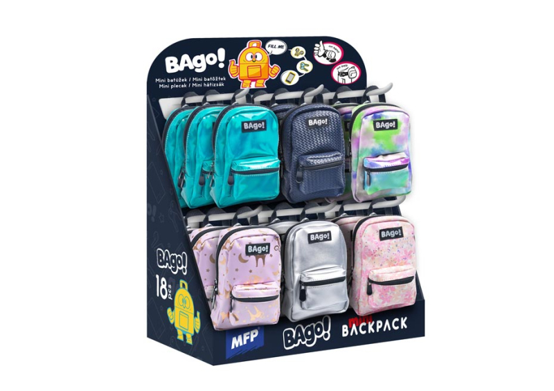 Kancelárske potreby - minibatôžtek BAgo! L - Display 18ks 6660006