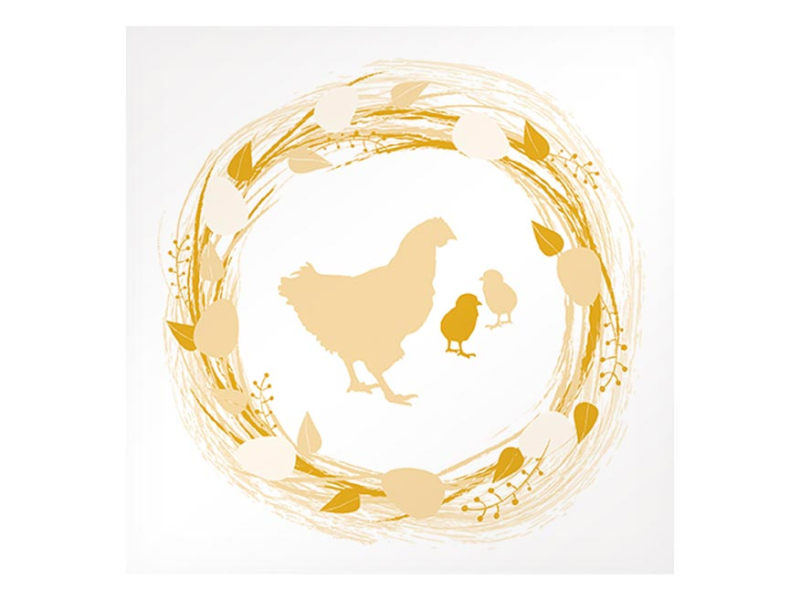 Kancelárske potreby - obrúsok P 33x33 veľká noc MES200754 2011120