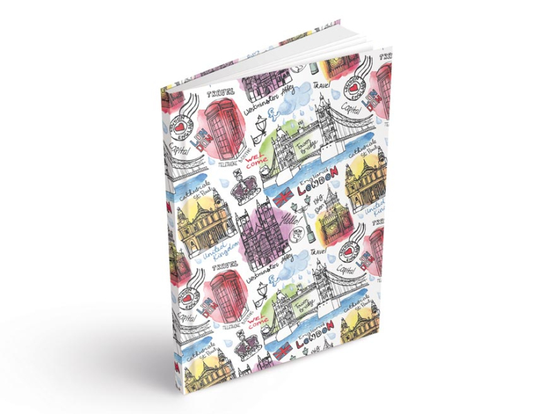 Kancelárske potreby - záznamová kniha A5 100l/štvorček ZL5105 7501412