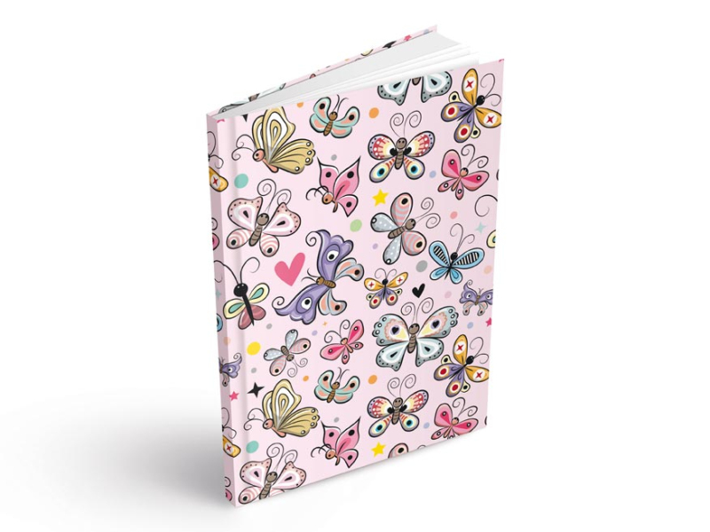 Kancelárske potreby - záznamová kniha A6 100l/linka ZL6104 7501128