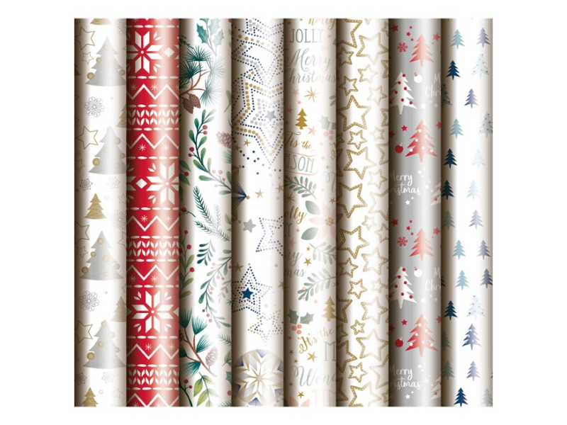 Kancelárske potreby - baliaci papier vianočný rolky 1000x70 mix č.6 5811677