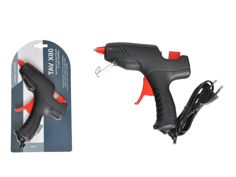 Kancelárske potreby - Tavná lepiaca pištoľ veľká TAVX80, 55W ERGO