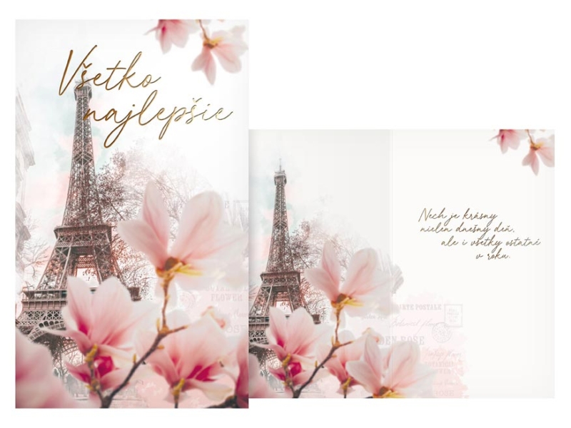 Kancelárske potreby - sK Blahoželanie srdečné M11-519 T PRANI_T_2103