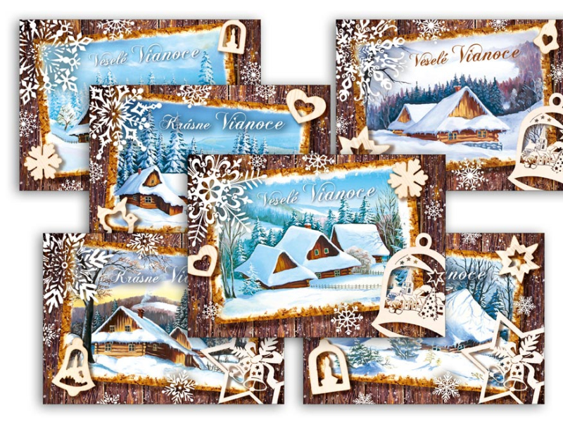 Kancelárske potreby - sK Pohľadnica vianočná m 148 A 1240794