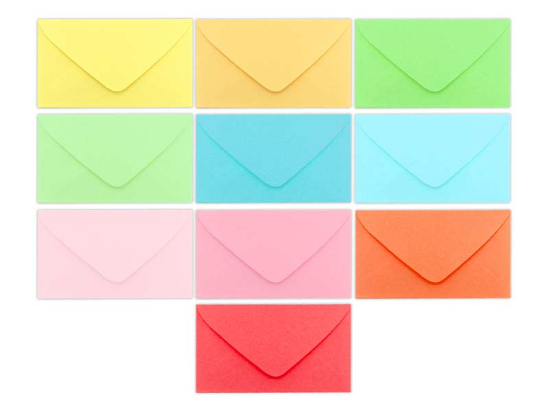 Kancelárske potreby - Listová obálka C6 farebná