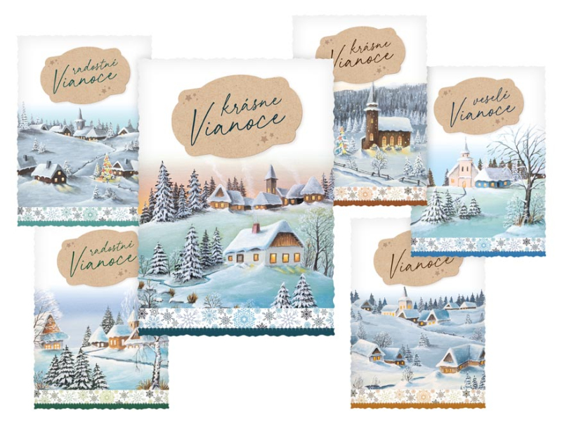 Kancelárske potreby - sK Pohľadnica vianočná m 159 C výsek 1240842