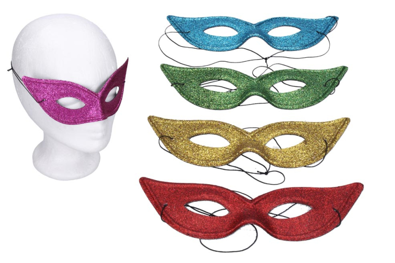 Kancelárske potreby - Set karneval W045140 - maska (škraboška) mix farieb