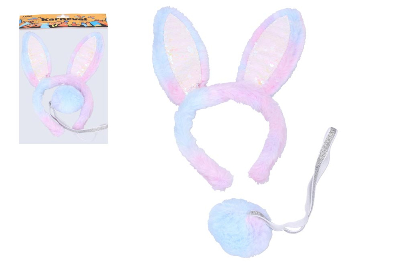 Kancelárske potreby - Set karneval W045089 - zajac ligotavý