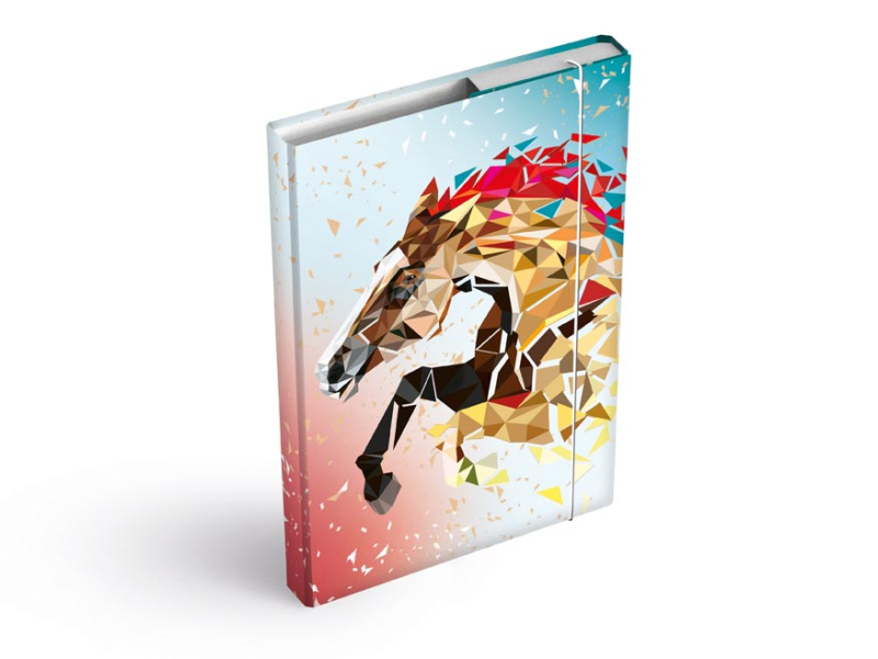 Kancelárske potreby - dosky na zošity box A5 Kôň 8021101