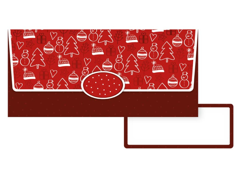 Kancelárske potreby - obálka na peniaze vianočná 99-002 5560035