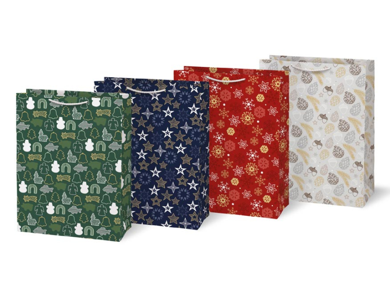 Kancelárske potreby - taška vianočná T10 mix V19 330x450x140 5251436