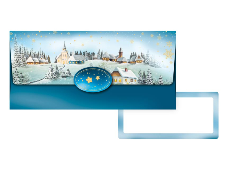 Kancelárske potreby - obálka na peniaze vianočná 88-033 5660285