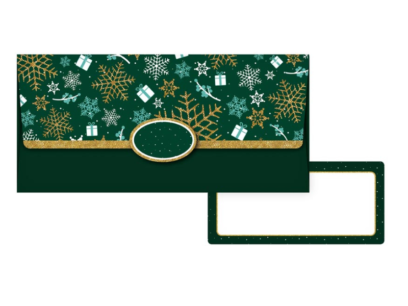 Kancelárske potreby - obálka na peniaze vianočná 88-030 5560032