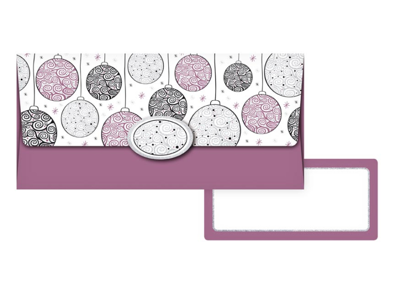 Kancelárske potreby - obálka na peniaze vianočná 88-028 5560030