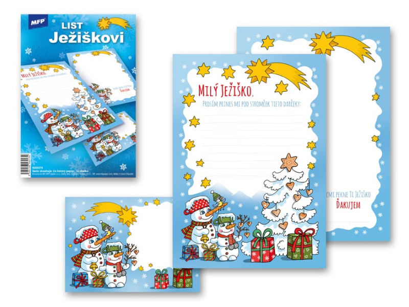 Kancelárske potreby - sK List Ježiškovi 5550278