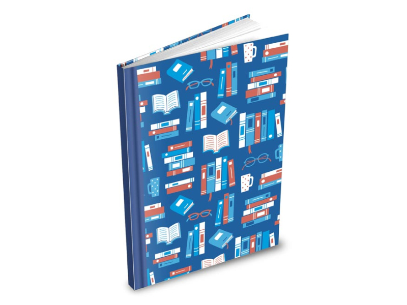 Kancelárske potreby - záznamová kniha A5 100l/linka ZL5104 7501317