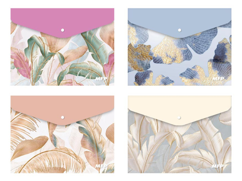 Kancelárske potreby - zložka M druk A5 PP podtlač mix č.8 5371250