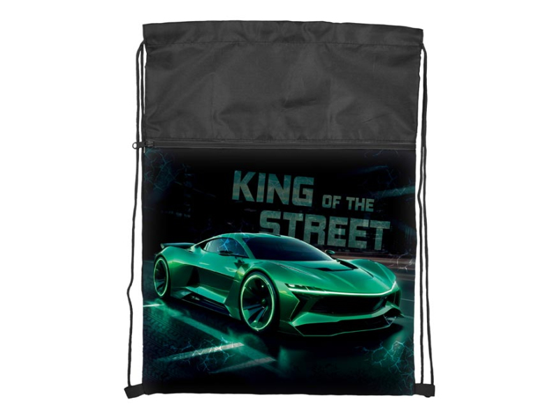 Kancelárske potreby - vrecko na prezúvky King of Street 30x39cm 8040921