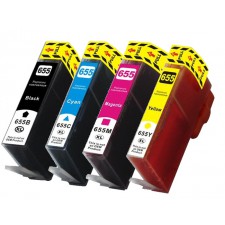 Náplne HP no. 655 CMYK - Multipack 4 alternatívnych náplní