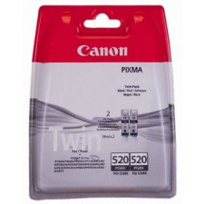 CANON Originál PGI-520PGBK black TWIN MP 540/620/630/980, iP 3600/4600 (2ks)