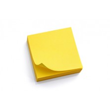 Samolepiaci blok žltý, 76x76 mm, 100 štítkov