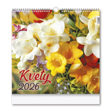 Nástenný kalendár KVETY 2026