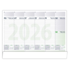 Pracovná podložka s kalendáriom 2026