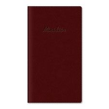 Minidiár týždenný 2026 - bordový