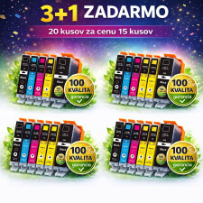 Kompatibilné XXL náplne Canon PGI-570 / CLI-571 – multipack 5 ks (AKCIA 3+1 ZADARMO)